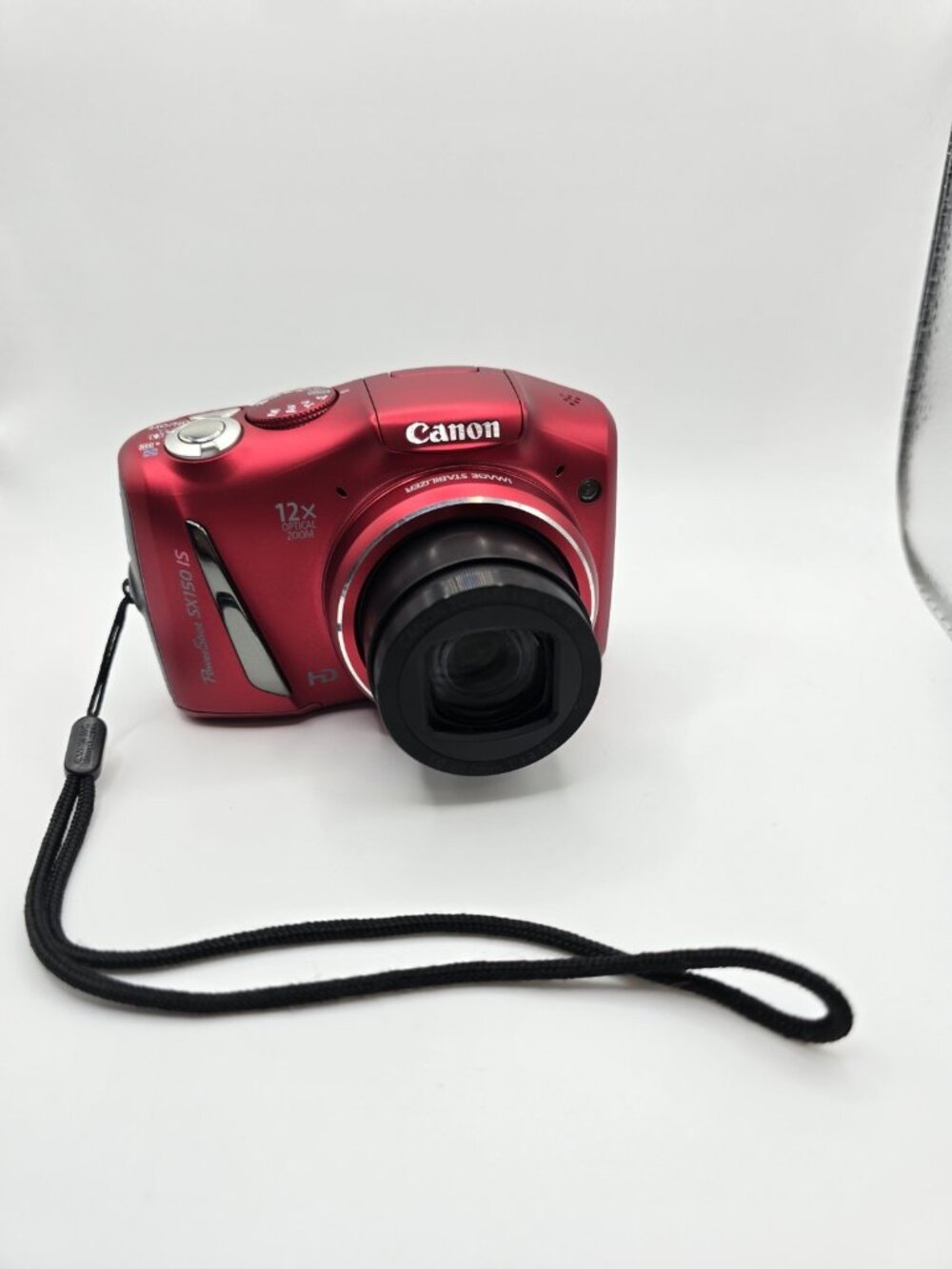Canon PowerShot SX150 IS 14.1MP Digital Camera Red w/12x Zoom Bundle Tested - Picture 3 of 12